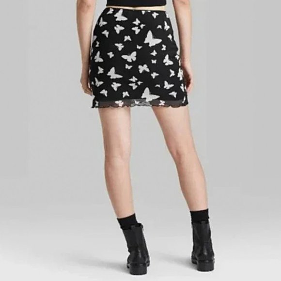 wild fable Y2K Butterfly Mini Skirt - Picture 2 of 6